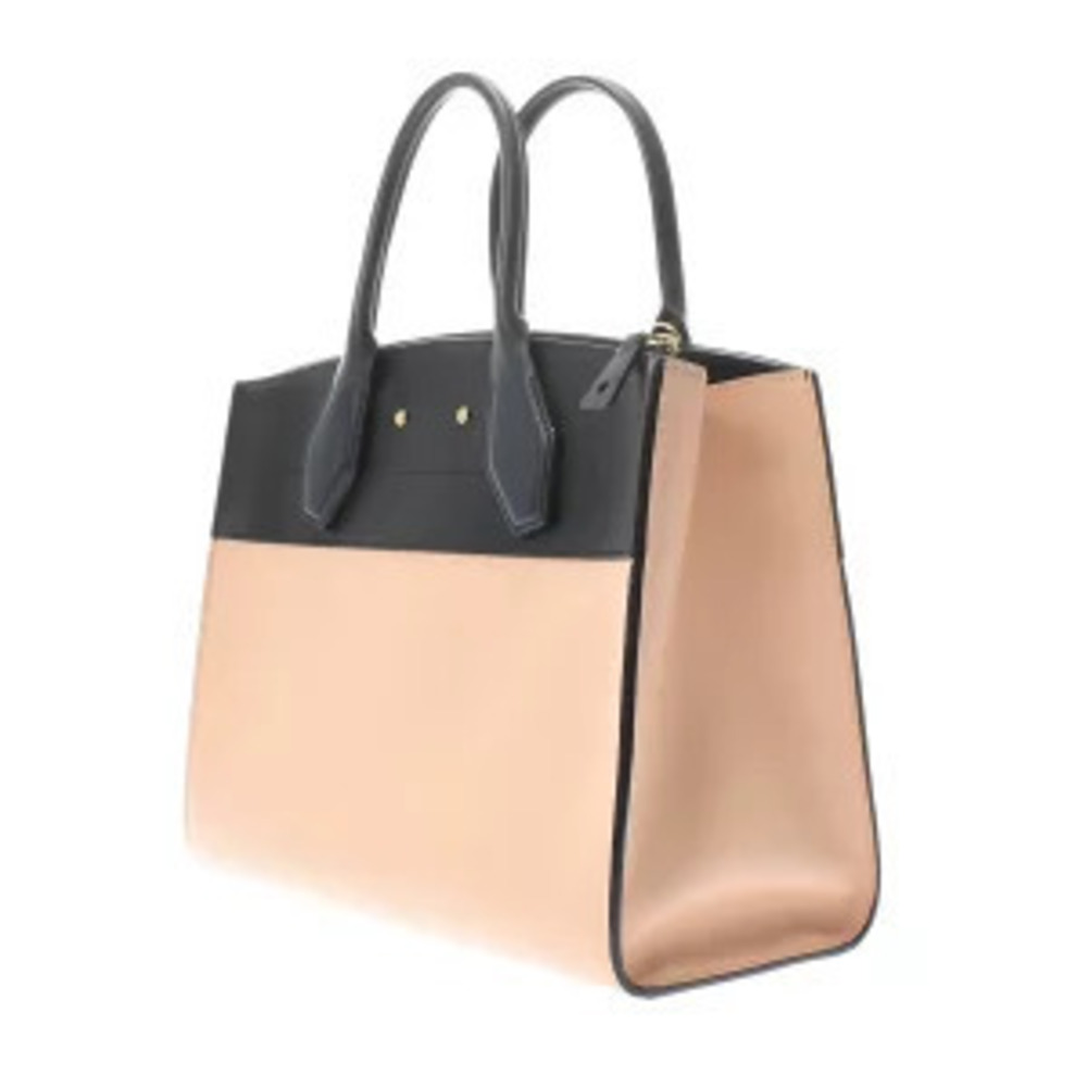 Louis Vuitton Steamer City Handbag Black Calfskin Gris Noir
